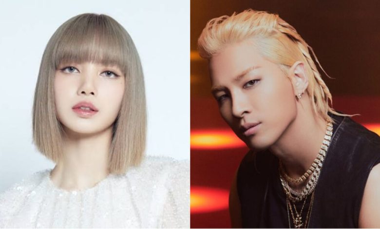 Penyanyi Korea Selatan, Lisa BLACKPINK dan Taeyang BIGBANG Sumber Foto: Allkpop