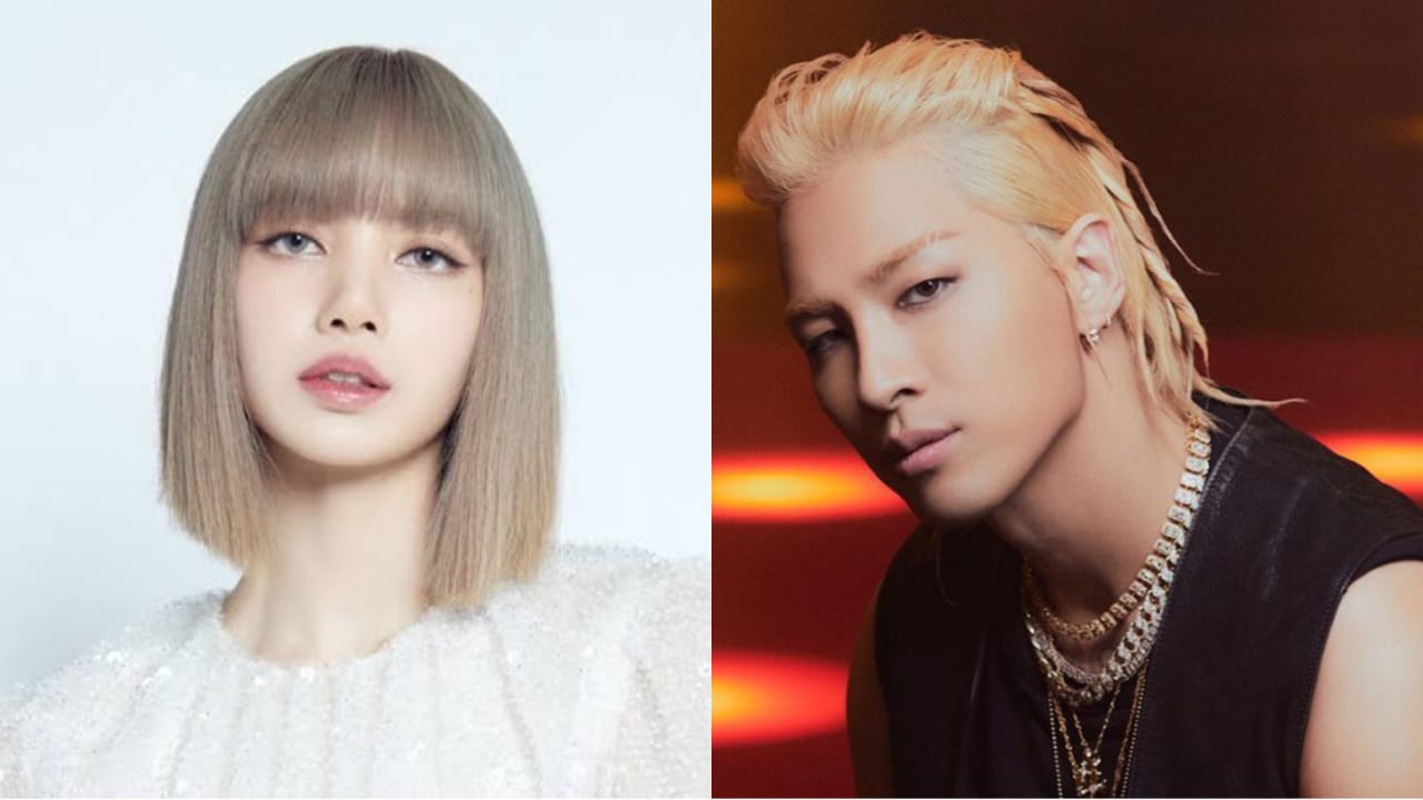 Penyanyi Korea Selatan, Lisa BLACKPINK dan Taeyang BIGBANG Sumber Foto: Allkpop