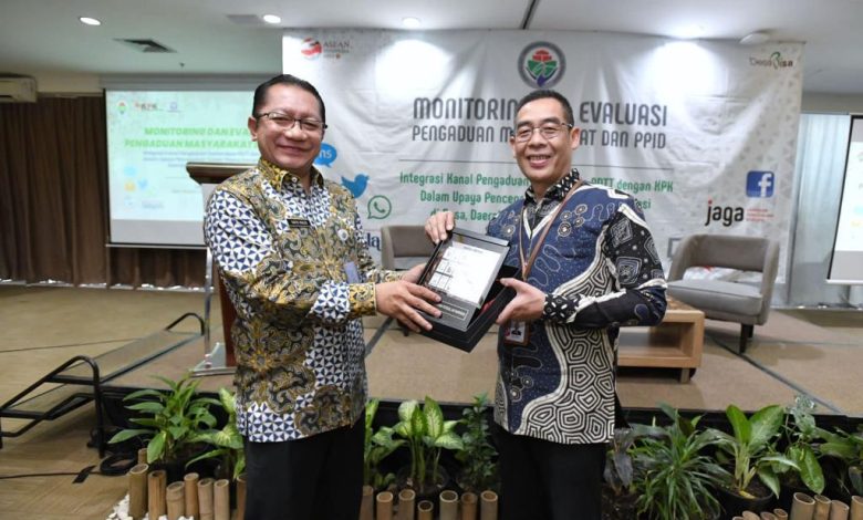 Taufik Madjid (Sekjen Kemendes PDTT) dalam Monitoring dan Evaluasi Pengaduan Masyarakat dan PPID. Sumber foto: Humas Kemendes