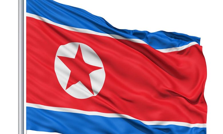 Bendera negara Korea Utara. Sumber Foto: Twitter @vctrkmng