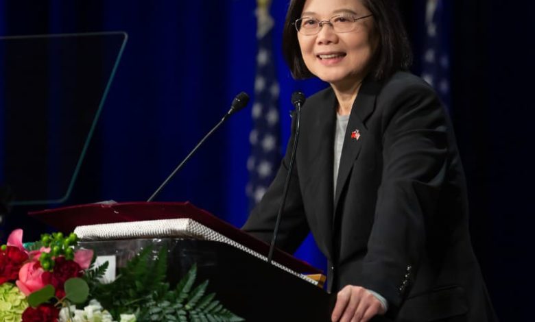 Tsai Ing-wen (Presiden Taiwan) saat berkunjung ke AS. Sumber Foto: twitter@iingwen