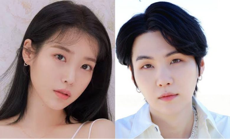 Penyanyi papan atas Korea Selatan, IU dan Suga BTS Sumber Foto: Soompi