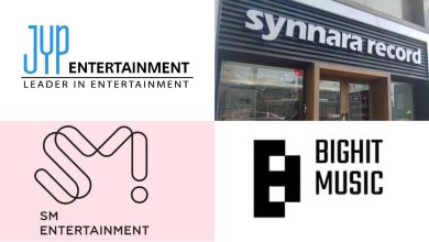 Agensi K-pop dan Synnara Records Sumber Foto: Koreaboo dan Soompi