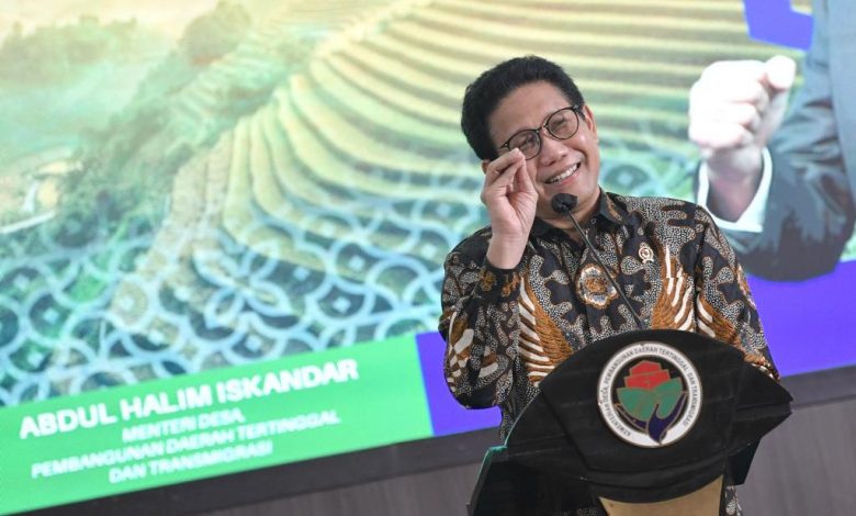 Abdul Halim Iskandar(Mendes PDTT). Sumber foto: Humas Kemendes