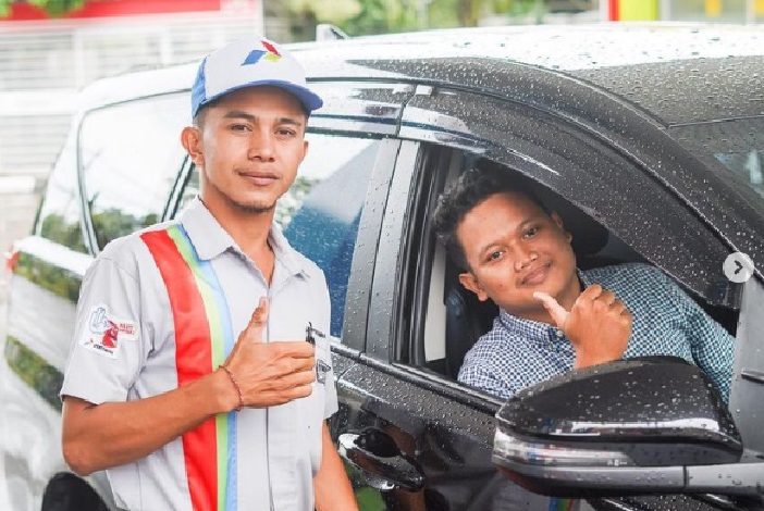 Pertamina lakukan sosialisasi my pertamina wilayah bali. Sumber foto: Instagram @Pertaminabali