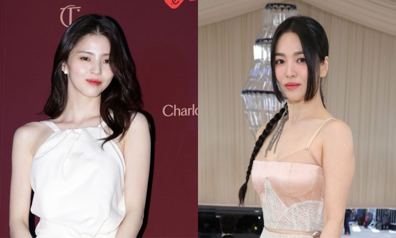 Aktris Korea Selatan, Han So Hee dan Song Hye Kyo Sumber Foto: Getty Images