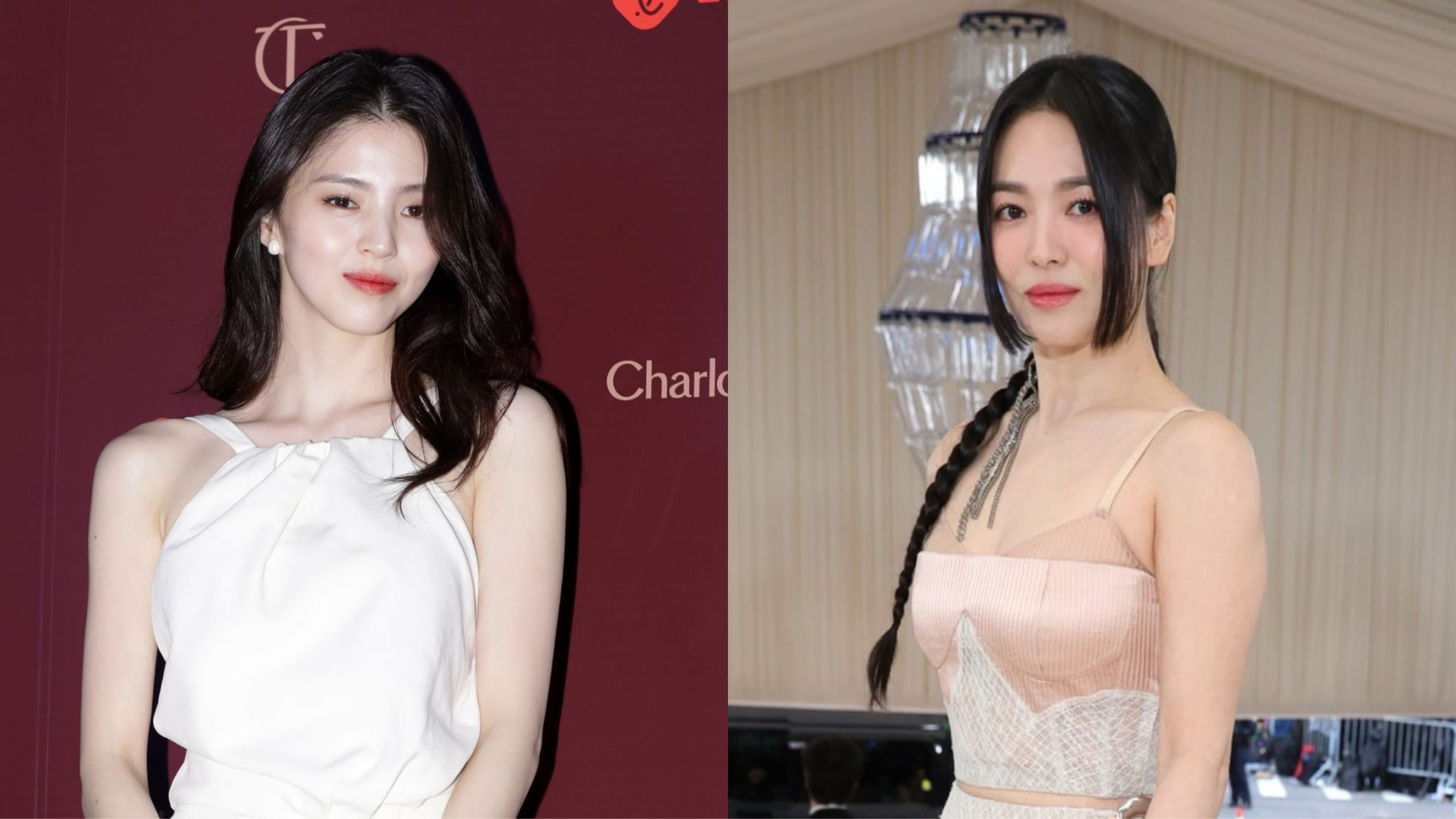 Aktris Korea Selatan, Han So Hee dan Song Hye Kyo Sumber Foto: Getty Images