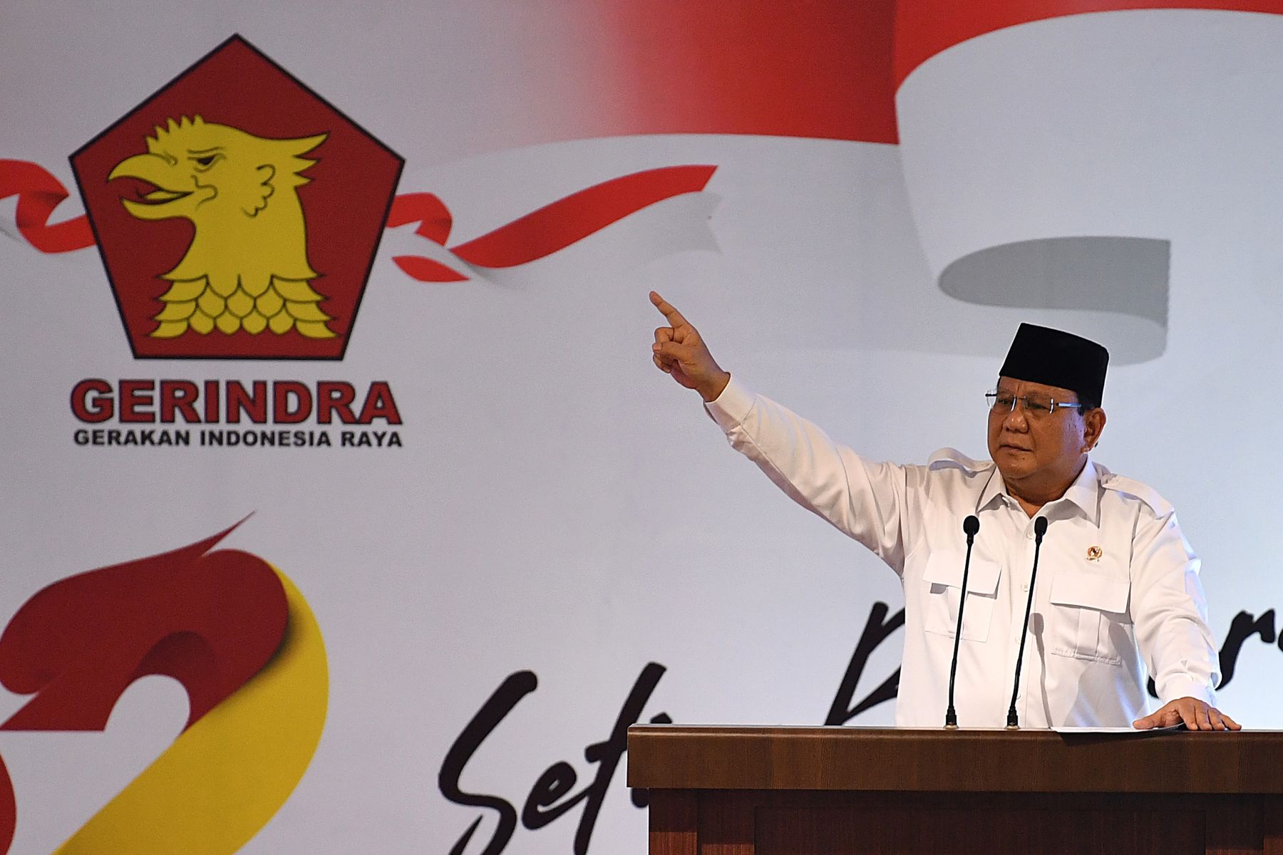 Prabowo Subianto (Ketua Umum Partai Gerindra). Sumber foto: Gerindra