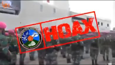 Tangkapan Layar Video Hoaks TNI Dukung Anies Baswedan. Sumber foto: Puspen TNI