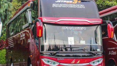 Keterangan foto: Bus Para Peziarah Masuk Jurang. Sumber Foto: Istimewa