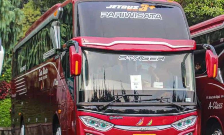 Keterangan foto: Bus Para Peziarah Masuk Jurang. Sumber Foto: Istimewa