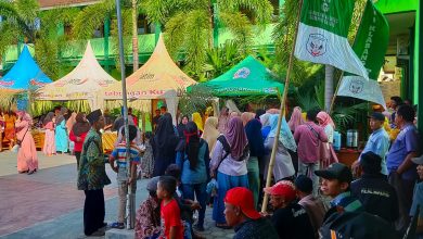 Gelar Pameran Jajanan Tradisional, Pasar Rakyat SMKN Klabang Banjir Pengunjung