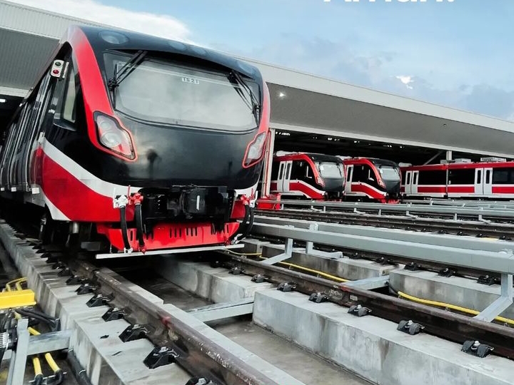 Light Rail Transit (LRT) Jabodetabek. Sumber Foto: Instagram @lrt_jabodetabek