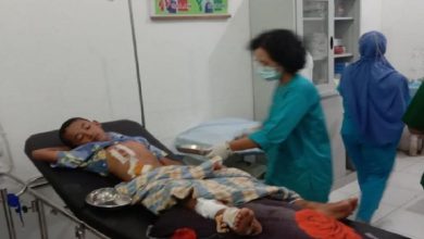 Korban Hendra Salamanang yang selamat dirawat di Puskesmas Sikakap. Sumber foto: Dok. Istimewa