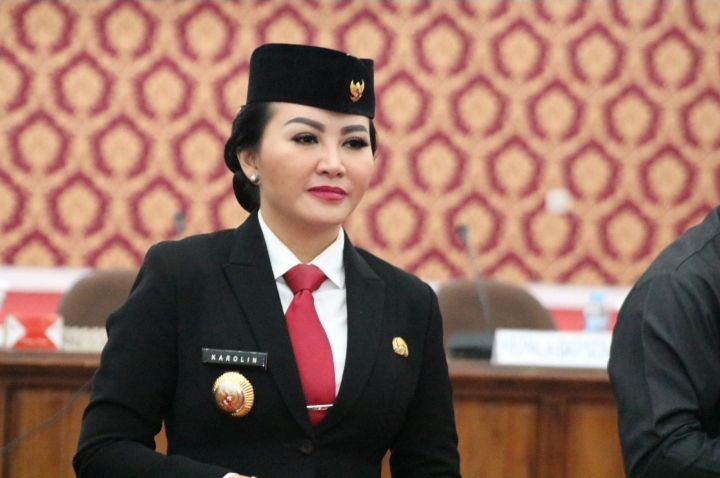 Karolin Margret (Bupati Landak), Kalbar. Sumber foto: Pemda.Landak