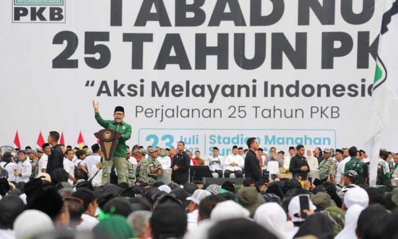 Harlah ke-25 PKB, Gus Imin Beri 6 Perintah untuk Kader