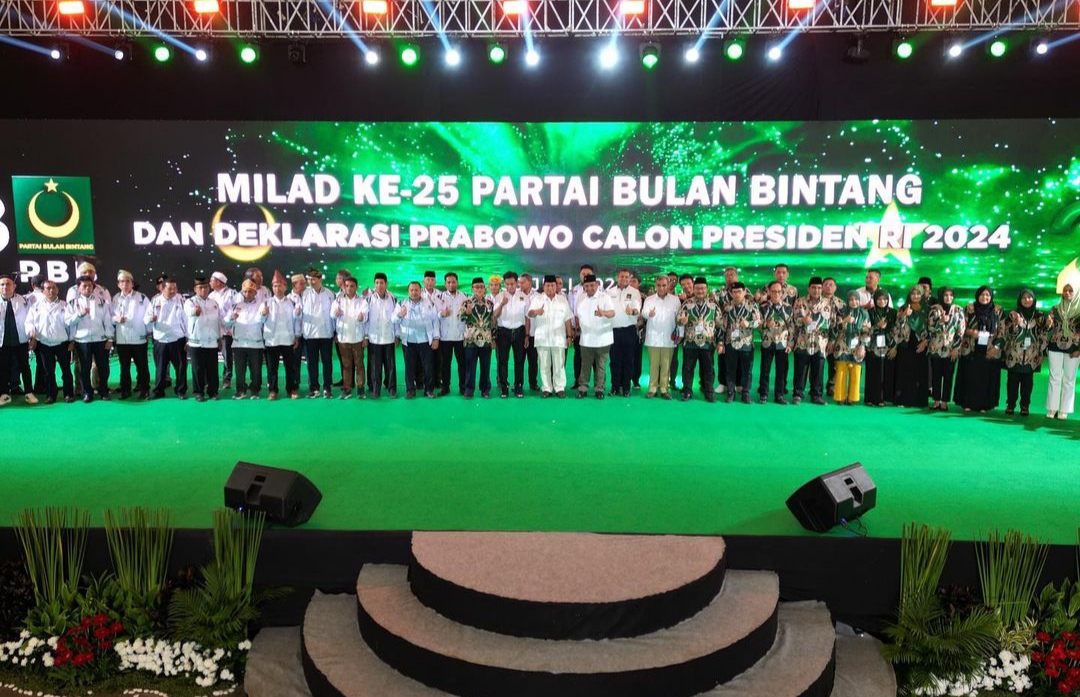 Tok! PBB Resmi Deklarasikan Prabowo Jadi Capres 2024