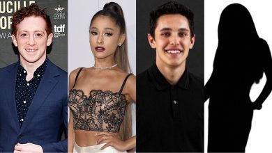 Ethan Slater, Ariana Grande, dan Dalton Gomez Sumber Foto: Getty Images