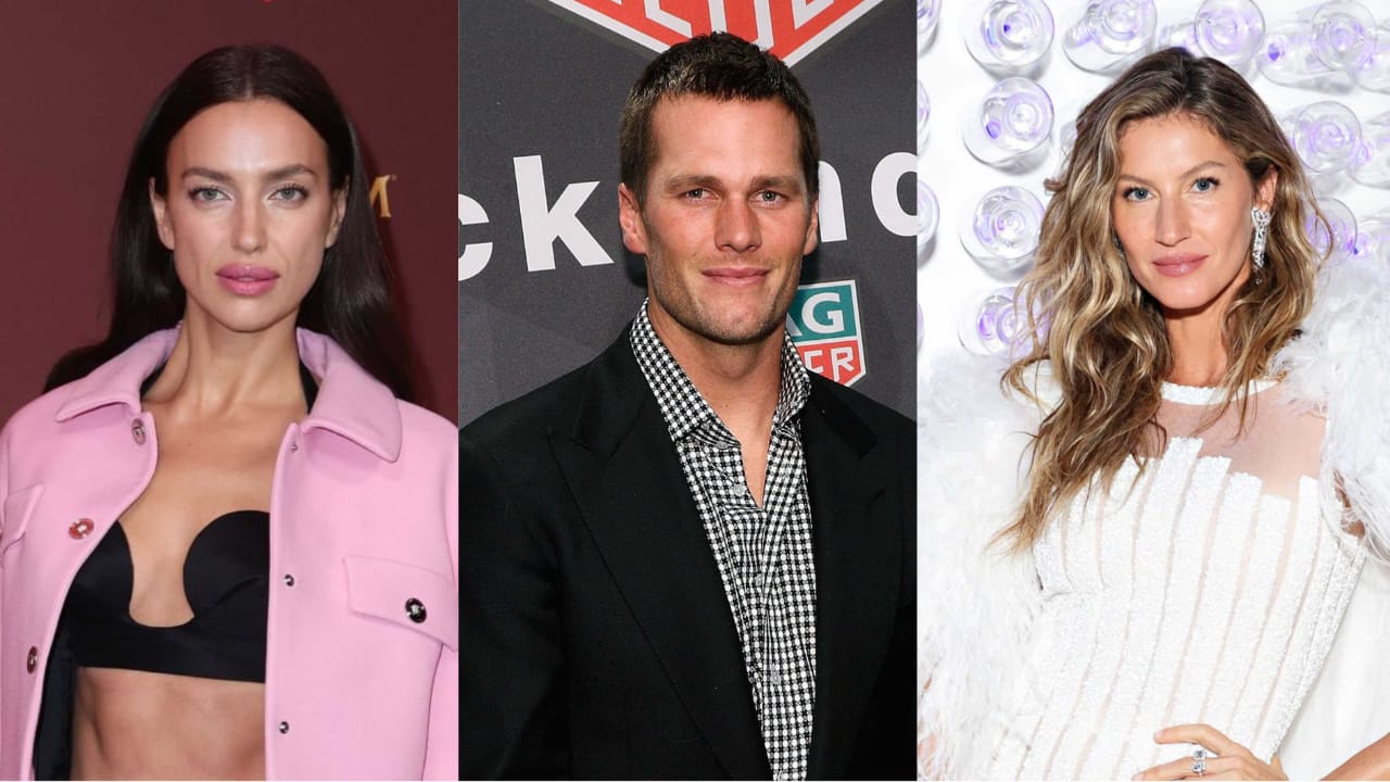 Irina Shayk, Tom Brady, dan Gisele Bundchen Sumber Foto: Getty Images