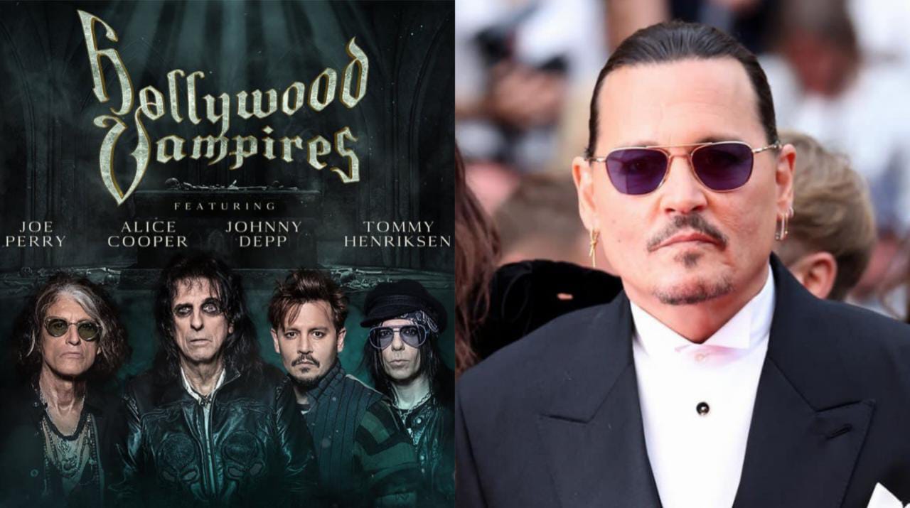 Johnny Depp Sumber Foto: Instagram @hollywoodvampires dan @johnnydepp