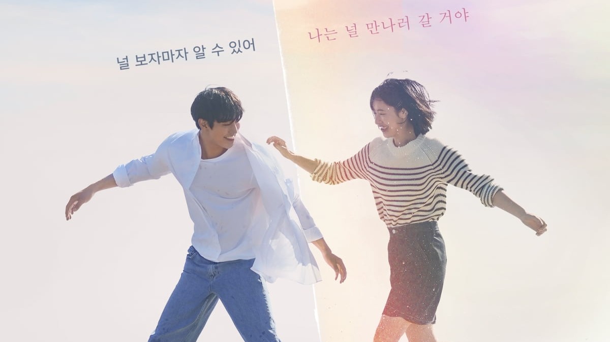 Ahn Hyo Seop dan Jeon Yeo Bin dalam poster drama 'Into Your World' Sumber Foto: Netflix