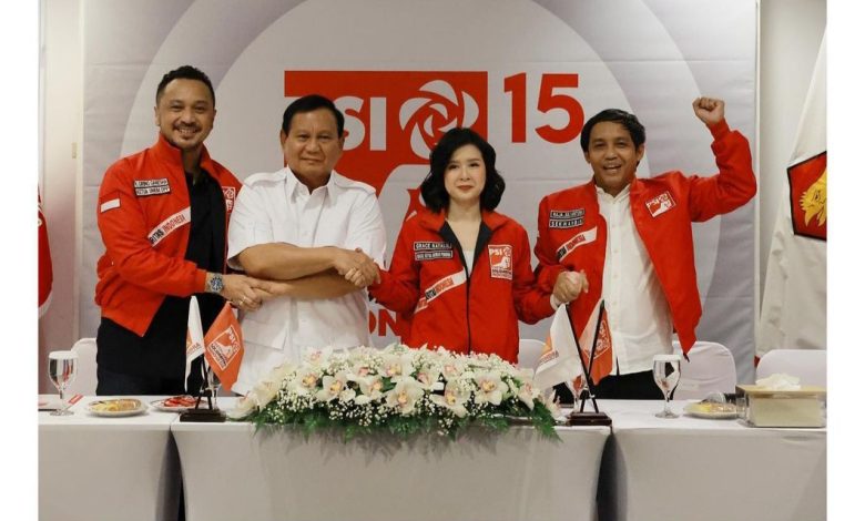 Ngaku Banyak Kecocokan, Prabowo Gandeng PSI di 2024?