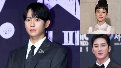 Jung Hae In, Jisoo BLACKPINK, dan Ahn Bo Hyun Sumber Foto: Getty Images