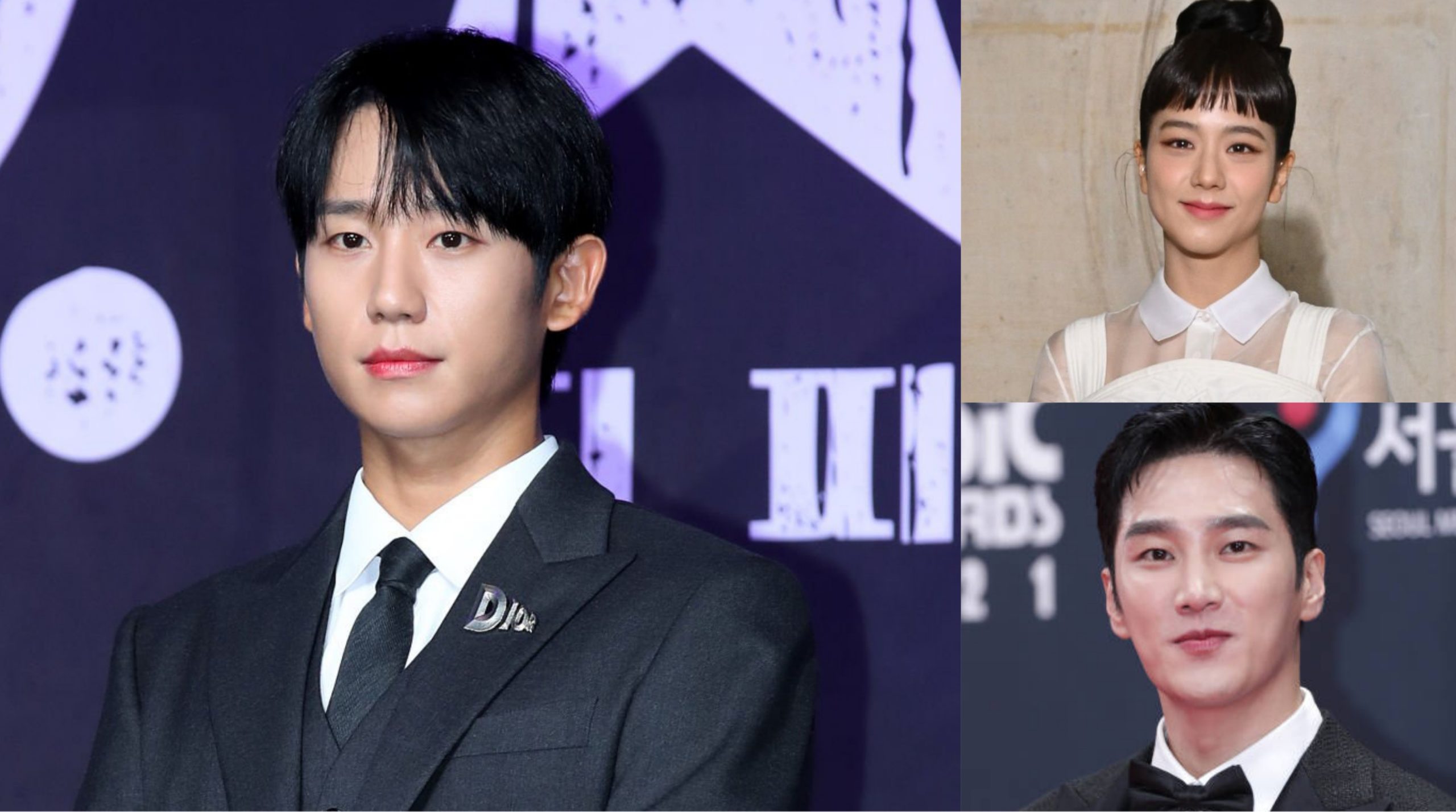 Jung Hae In, Jisoo BLACKPINK, dan Ahn Bo Hyun Sumber Foto: Getty Images