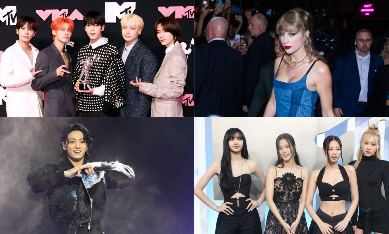 TXT, Taylor Swift, Jungkook BTS, dan BLACKPINK Sumber Foto: Getty Images