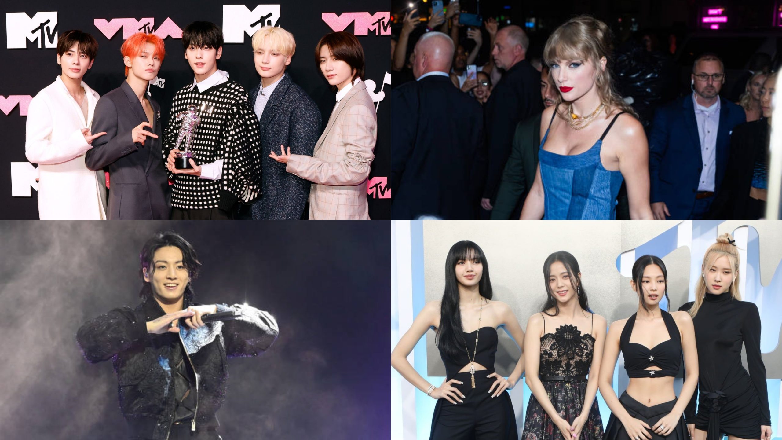 TXT, Taylor Swift, Jungkook BTS, dan BLACKPINK Sumber Foto: Getty Images