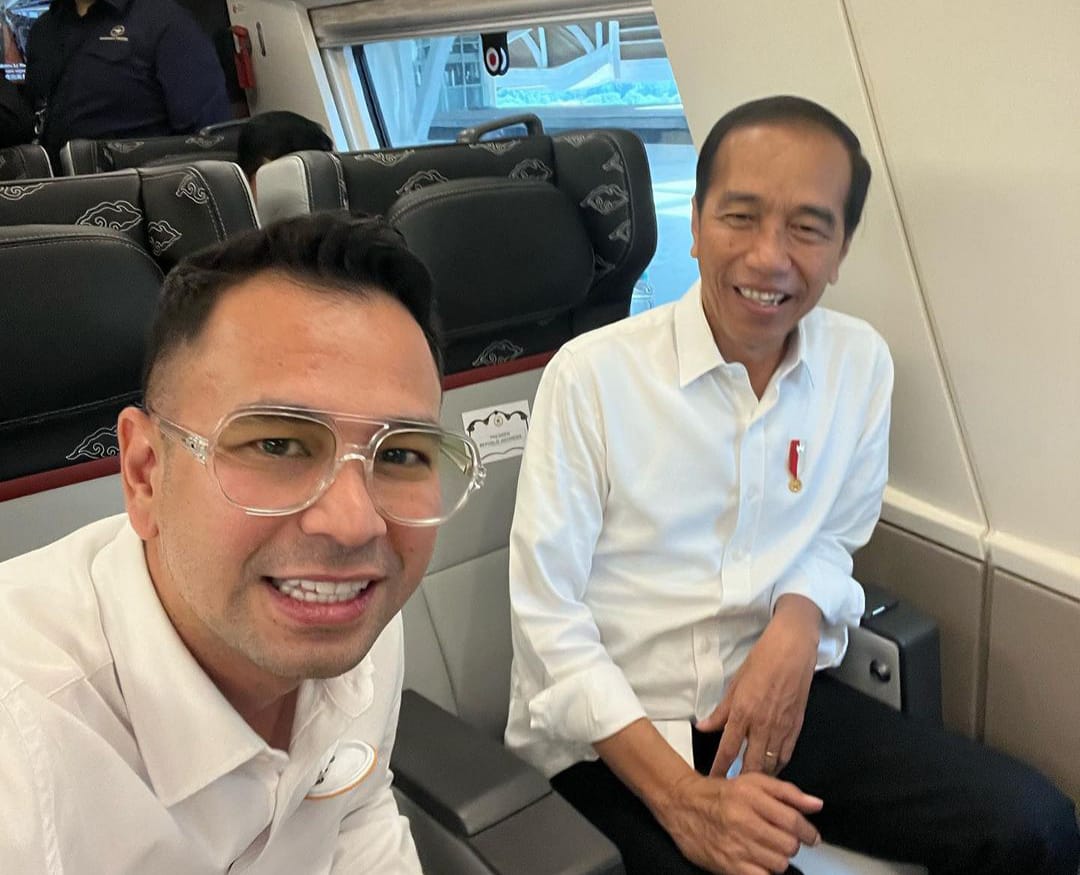 Raffi dan Pak Presiden. Sumber foto: Instagram @raffinagita1717