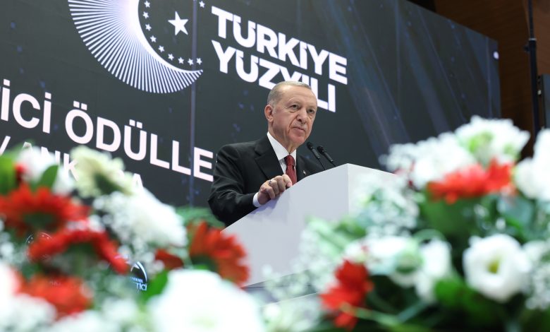 Recep Tayyip Erdogan (Presiden Turki) saat memberikan sambutan. Sumber Foto: akun X @RTErdogan