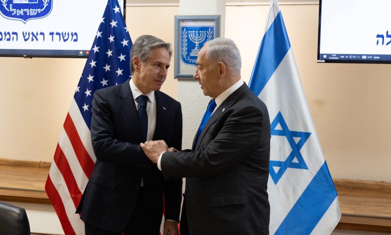 Antony Blinken (Menlu AS) (kiri) dan Benjamin Netanyahu (PM Israel) (kanan). Sumber Foto: akun X @SecBlinken