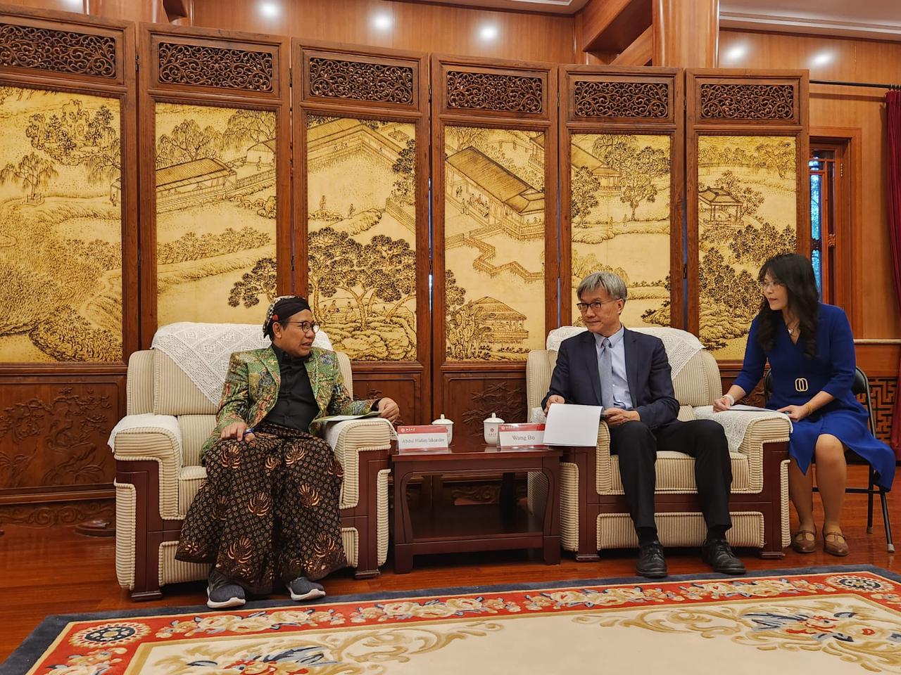 Dialog di Universitas Peking. Sumber foto: Humas Kemendes