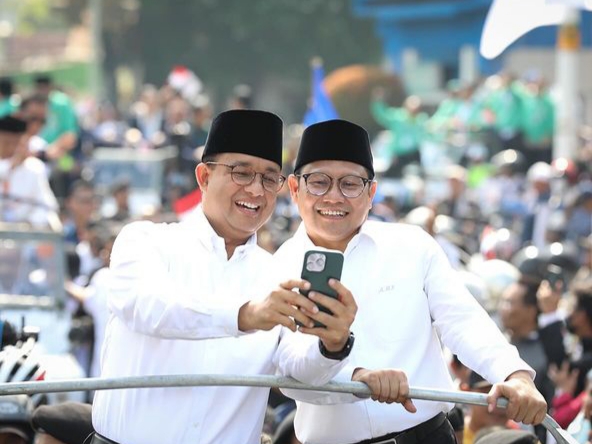 Anies Baswedan dan Muhaimin Iskandar. Sumber Foto: Instagram @cakiminow