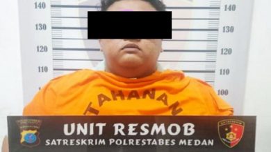 Tiktoker asal Medan ditangkap kasus dugaan penistaan agama. Sumber Foto: Polres Medan