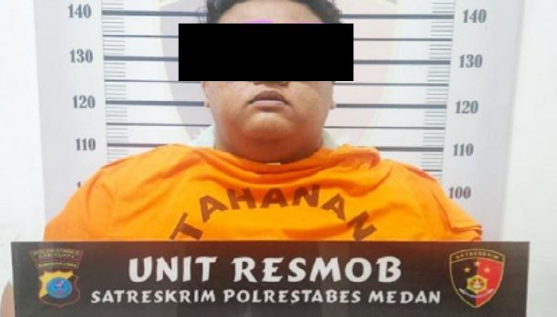 Tiktoker asal Medan ditangkap kasus dugaan penistaan agama. Sumber Foto: Polres Medan