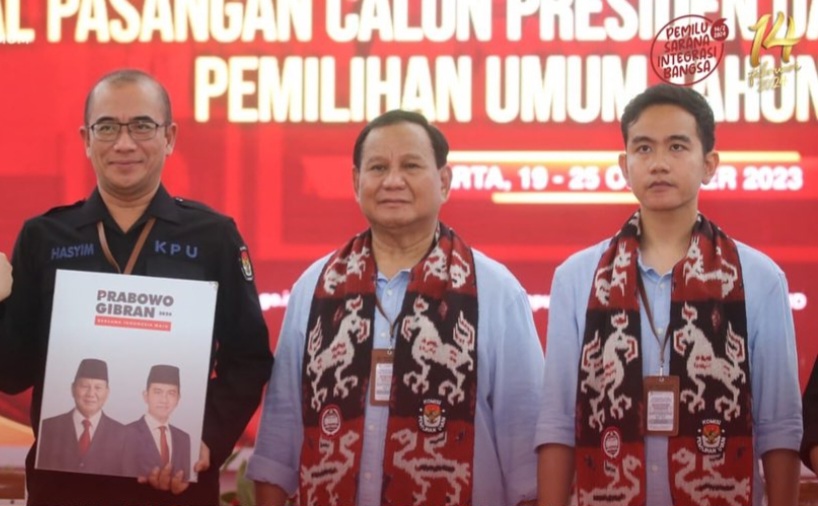 KPU Usai Terima Pendaftaran Prabowo-Gibran Digugat Rp70,5 Triliun