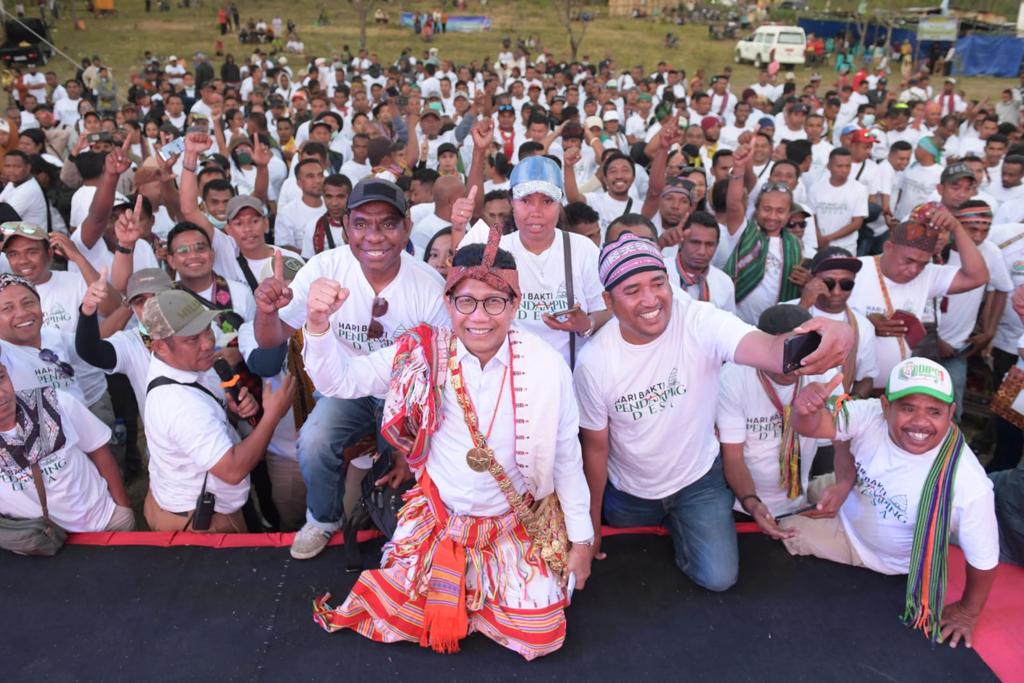 Jambore Nasional Hari Bakti Pendamping Desa. Sumber foto: Humas Kemendes