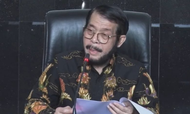 Anwar Usman (Eks Ketua Mahkamah Konstitusi). Sumber Foto:YouTube @mahkamahkostitusi