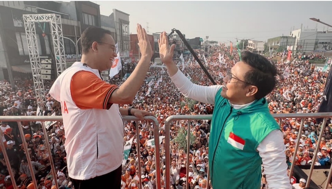 Anies Baswedan bersama Muhaimin Iskandar. Sumber Foto: Instagram @cakiminow