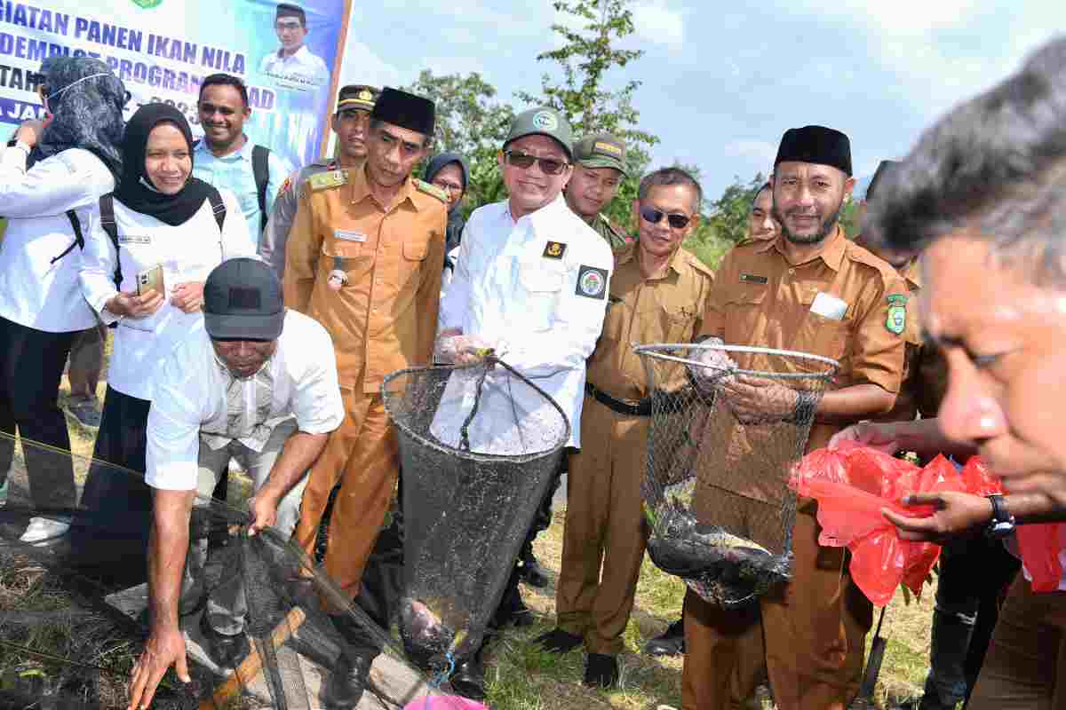 Sekjen Taufik di Demplot Binaan TEKAD. Sumber foto: Istimewa