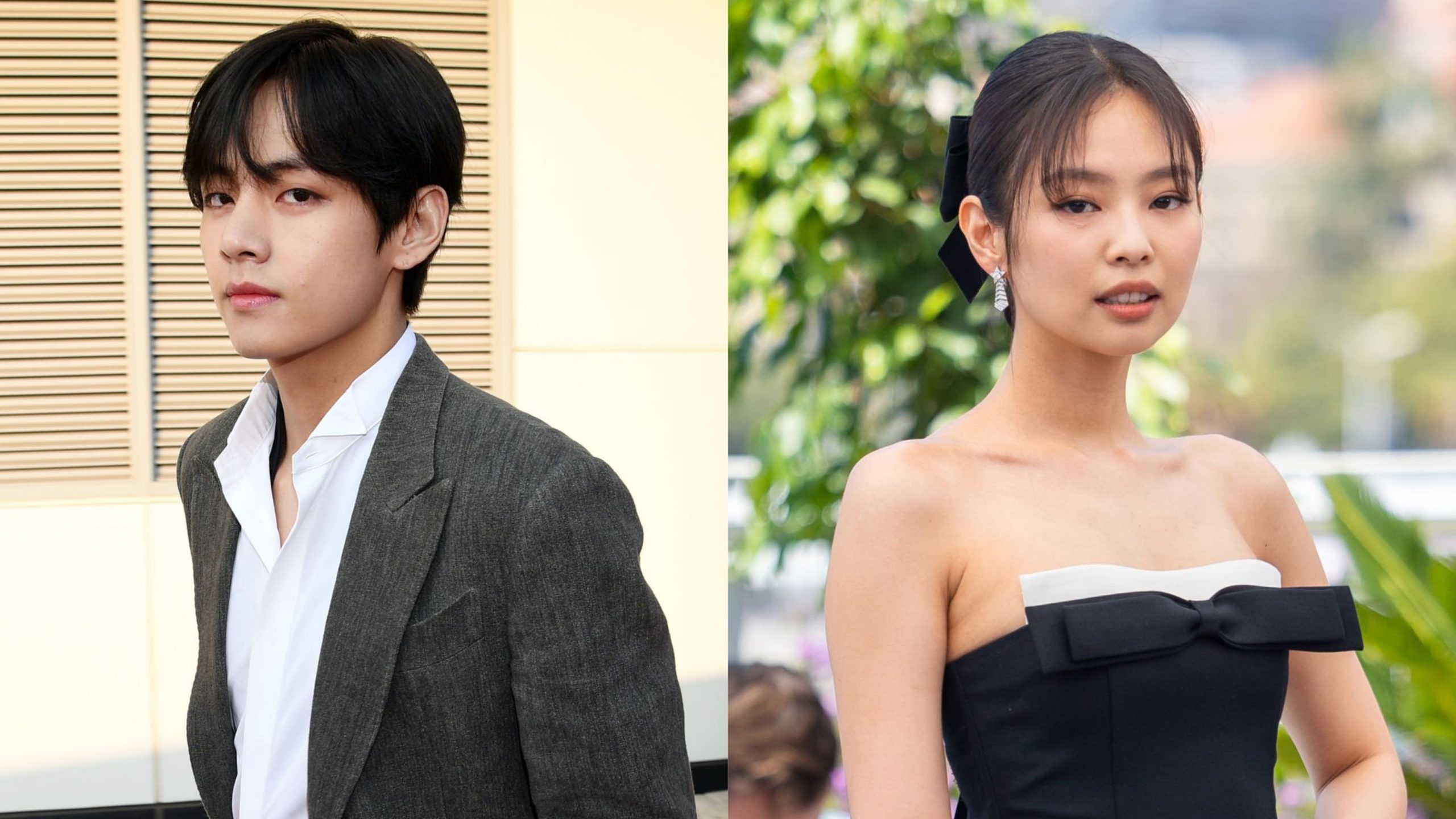 V BTS dan Jennie BLACKPINK Sumber Foto: Getty Images