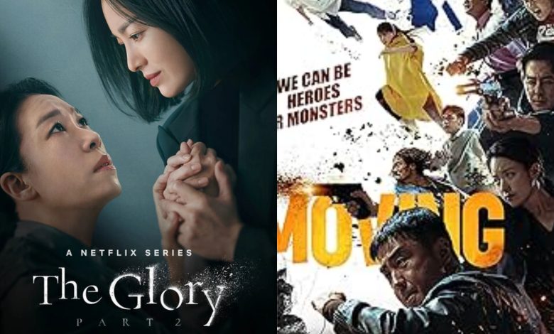 Poster drama 'The Glory' dan 'Moving' Sumber Foto: IMDb