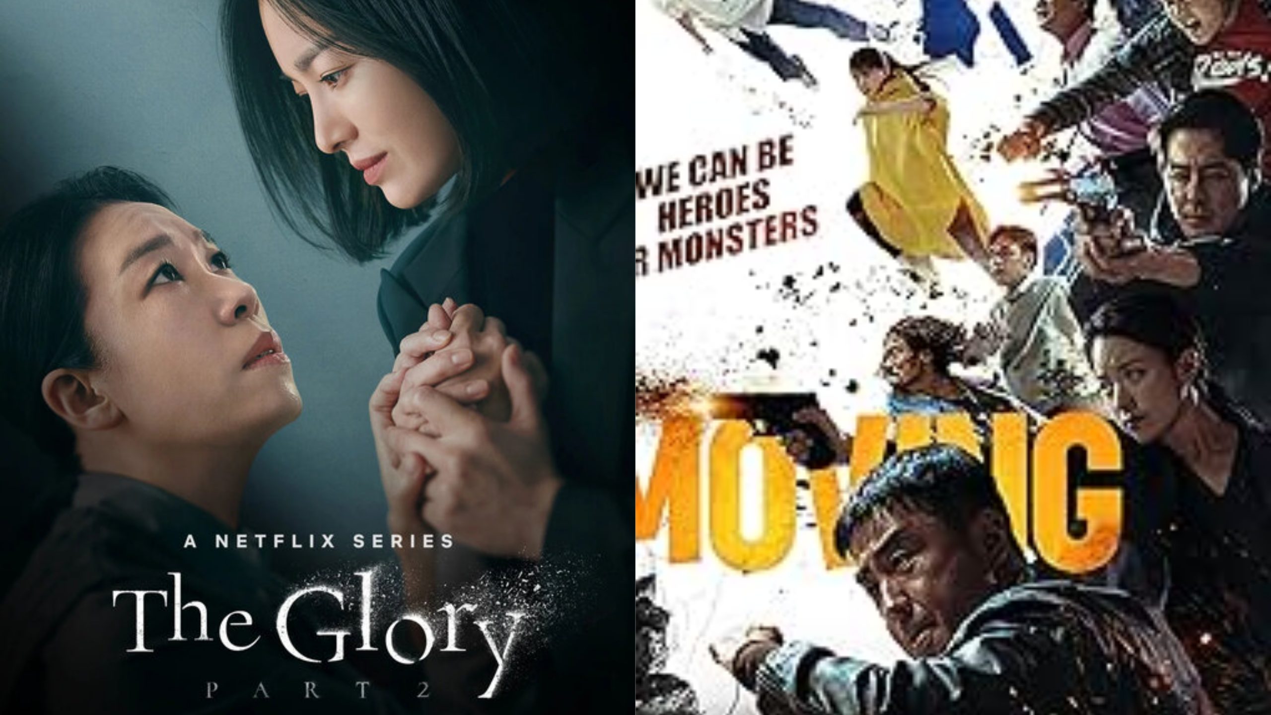 Poster drama 'The Glory' dan 'Moving' Sumber Foto: IMDb