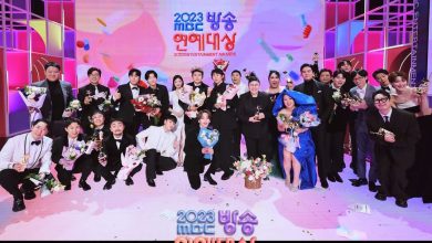 Para selebriti yang hadir dalam MBC Entertainment Awards 2023 Sumber Foto: Instagram @withmbc