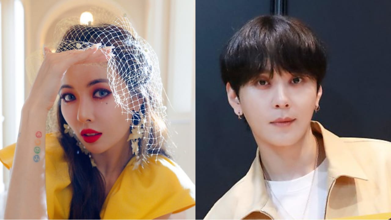 HyunA dan Yong Junhyung eks HIGHLIGHT Sumber Foto: Naver