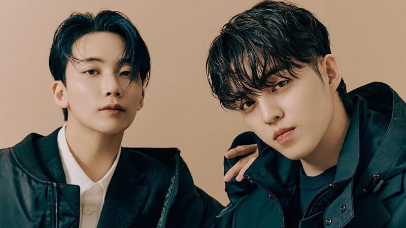 S.Coups dan Jeonghan SEVENTEEN Sumber Foto: ELLE