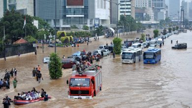 Kondisi banjir di beberapa titik jakarta, Sumber foto: Istimewa