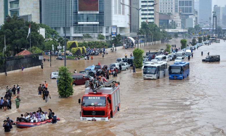 Kondisi banjir di beberapa titik jakarta, Sumber foto: Istimewa